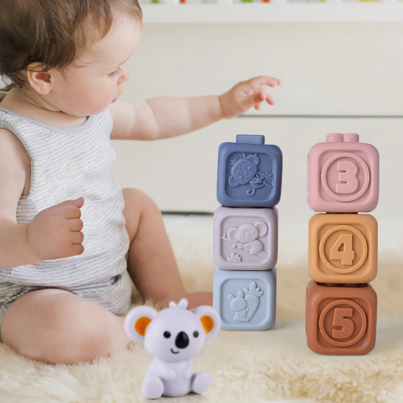 Soft Puzzle Early EducationBuilding Blocks Cute Koala Blocks - MamimamiHome Baby