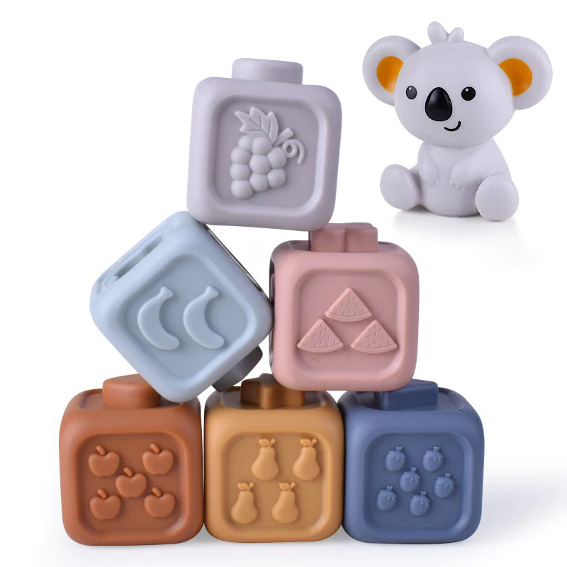 Soft Puzzle Early EducationBuilding Blocks Cute Koala Blocks - MamimamiHome Baby