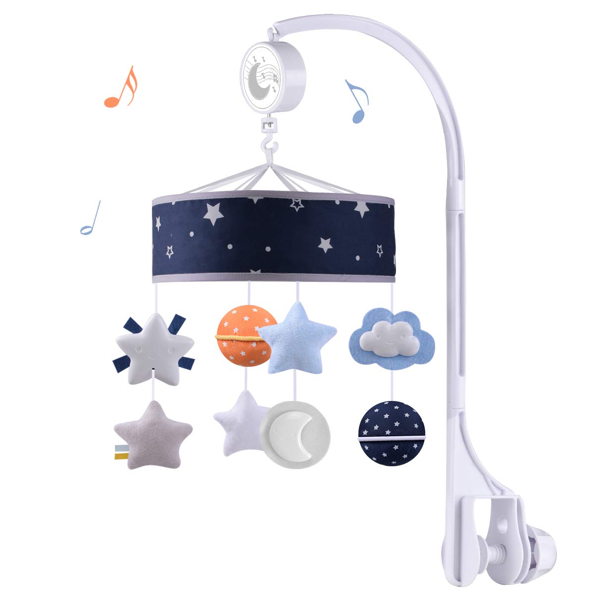 Space Theme Crib Mobile.