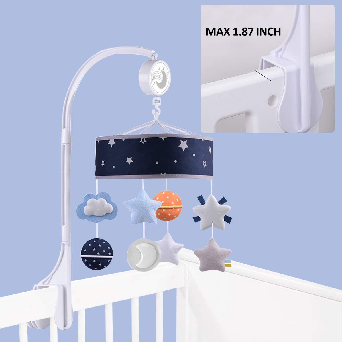 Space Theme Crib Mobile.