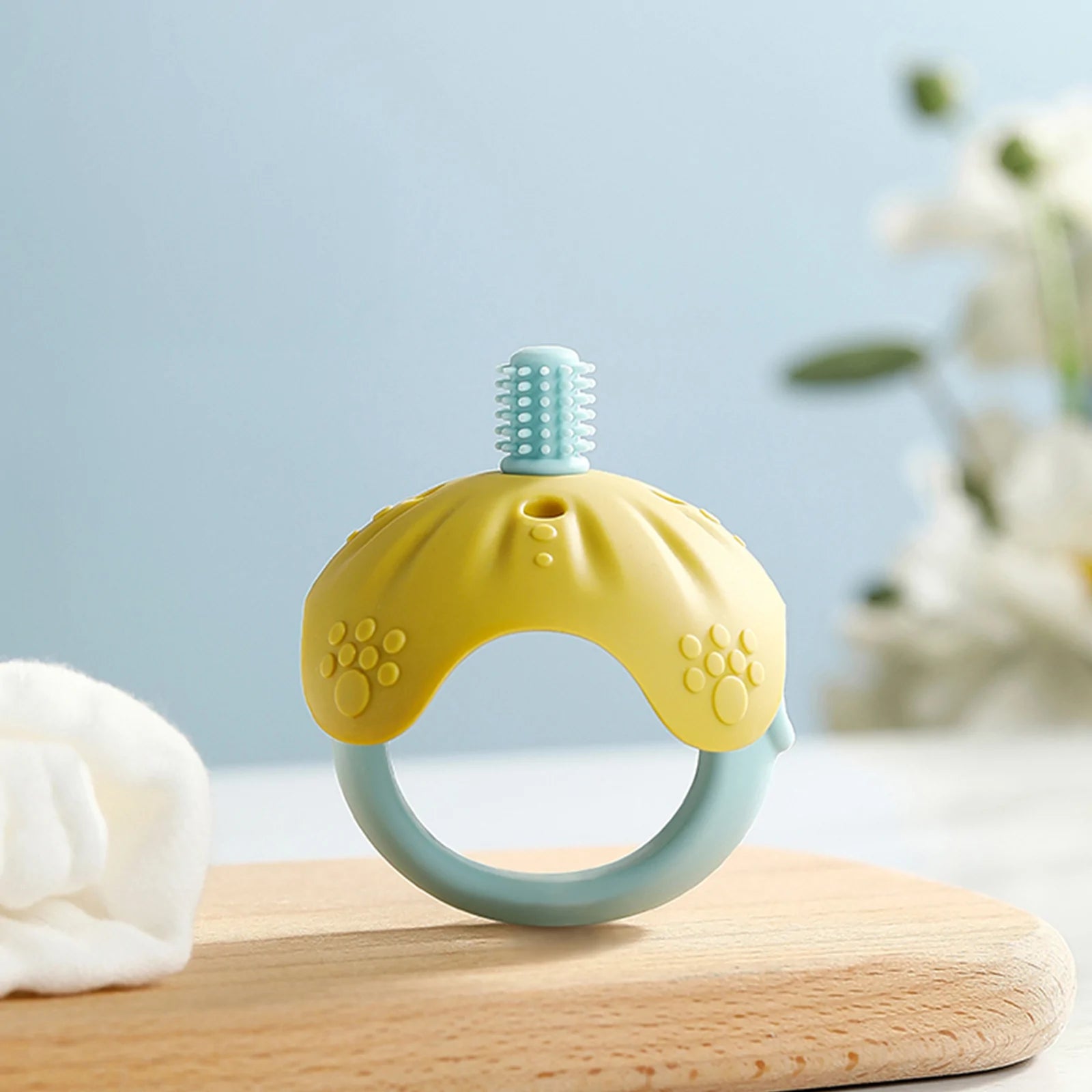 New Choice For Baby Teeth Toothbrush +Teether Two In One - MamimamiHome Baby