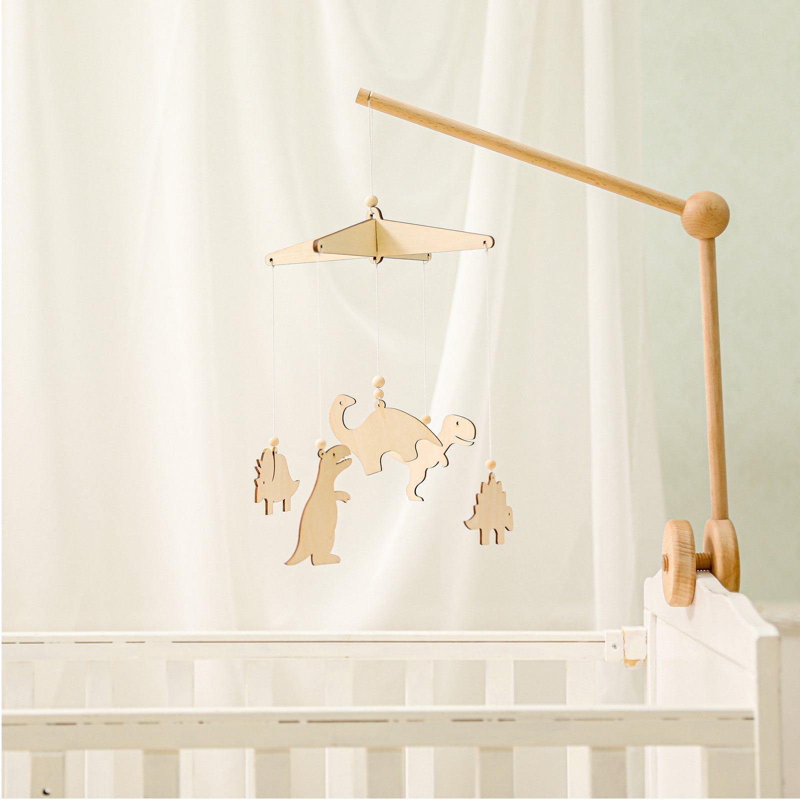 Wooden Dinosaur Bed Bell - MamimamiHome Baby