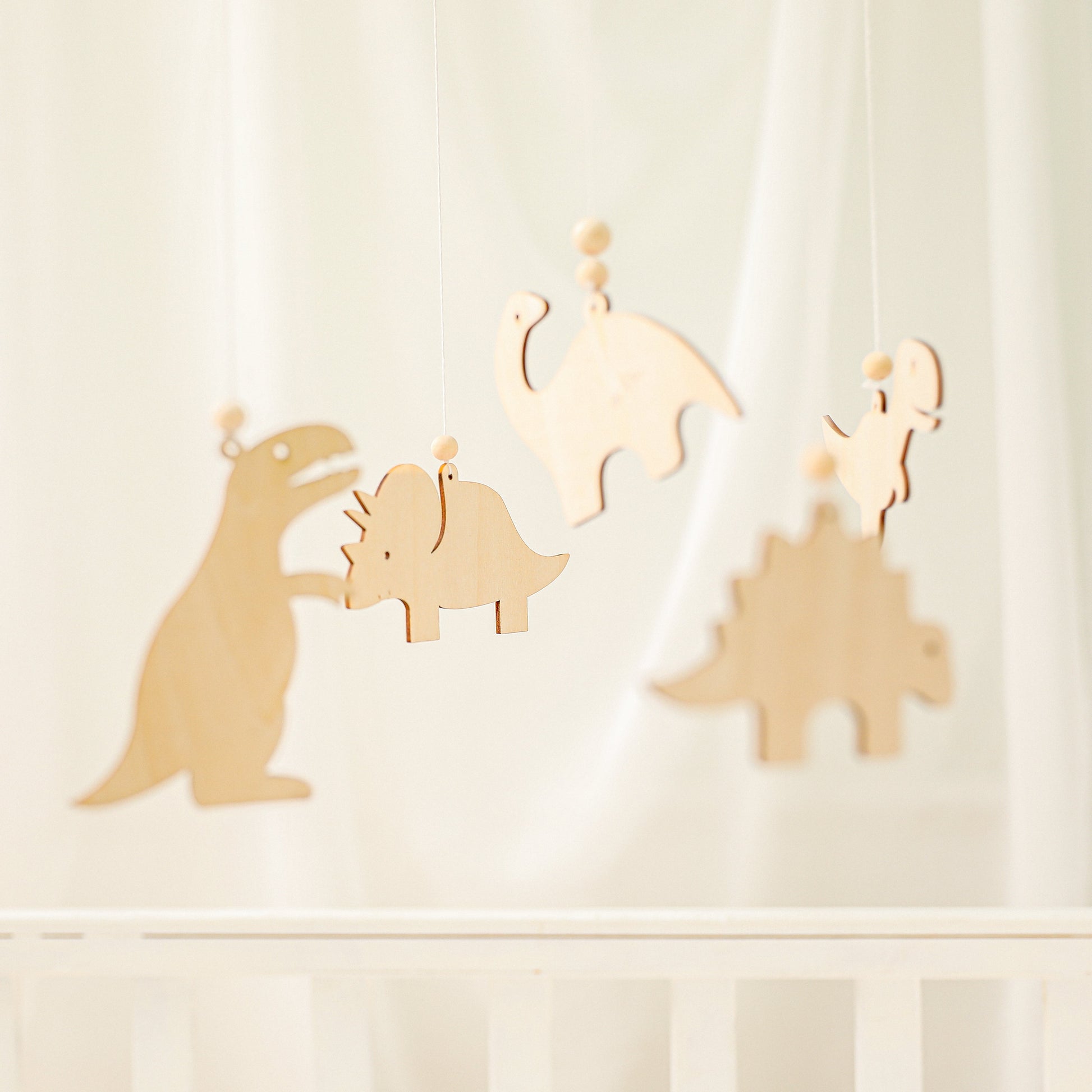 Wooden Dinosaur Bed Bell - MamimamiHome Baby