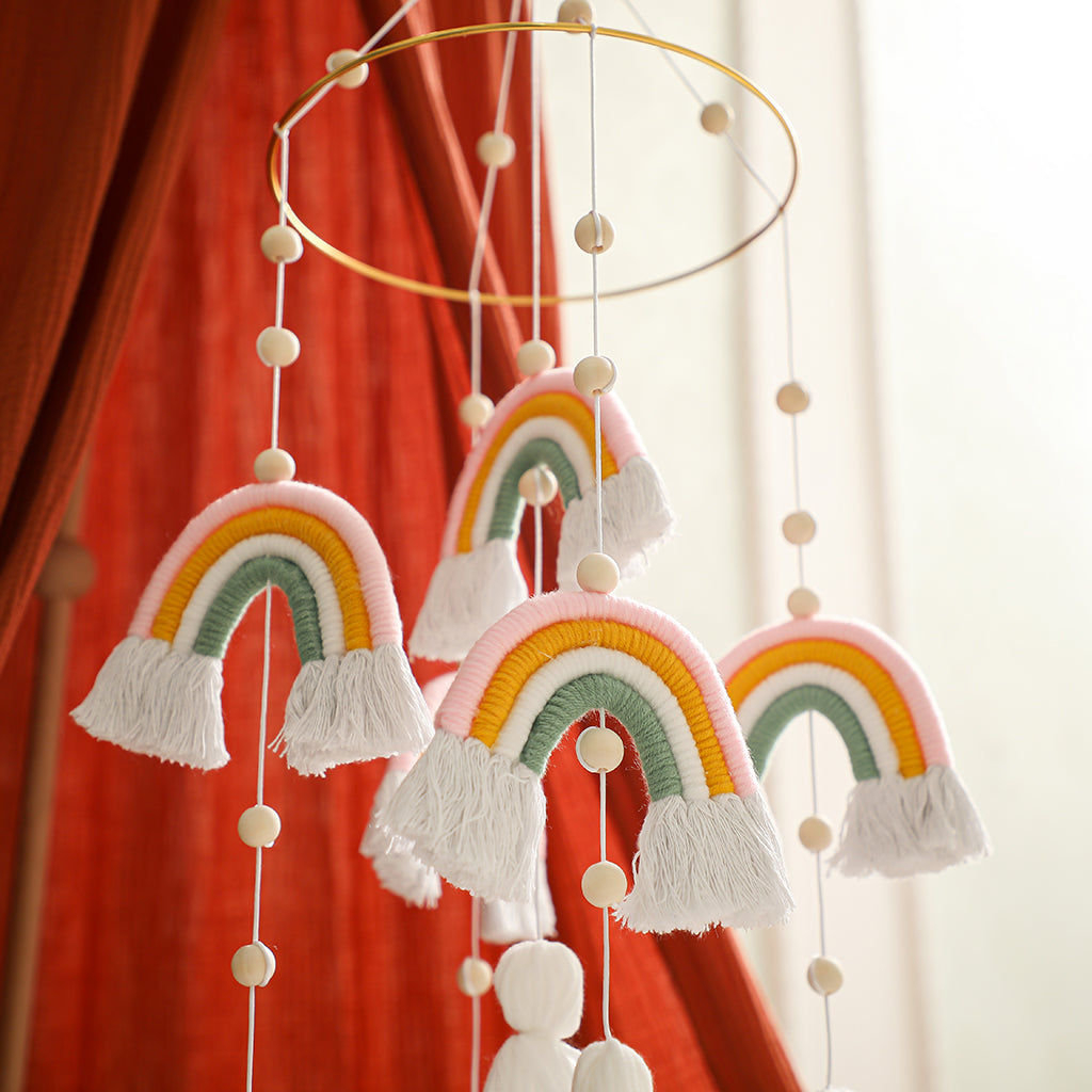 Sweet Dream Rainbow Crib Mobile - MamimamiHome Baby