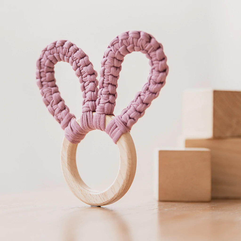 Sweet Bunny Teether Ring - MamimamiHome Baby