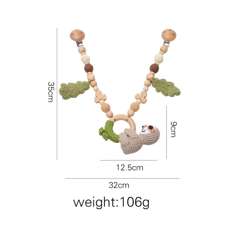 Sloth Pram Chain Baby