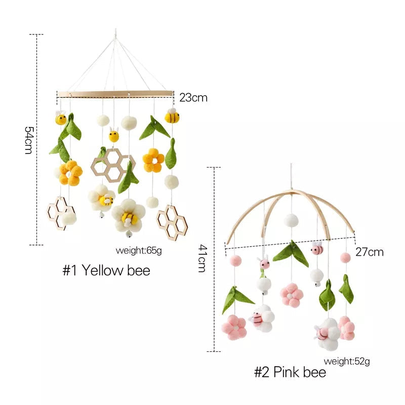 Wooden Bee Design Bed Bell