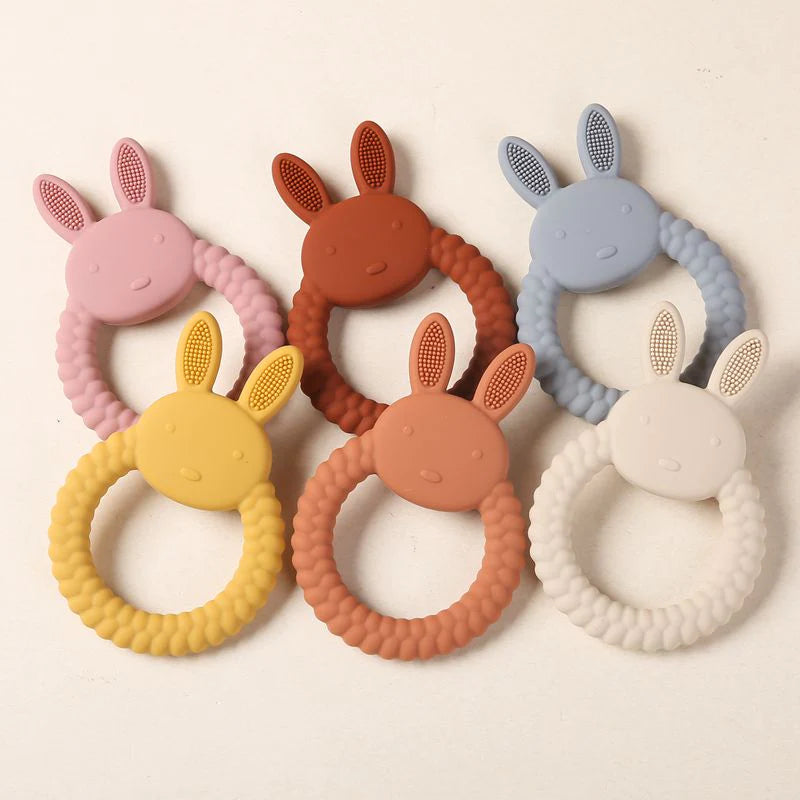 Silicone Rabbit Bracelet Teether - MamimamiHome Baby