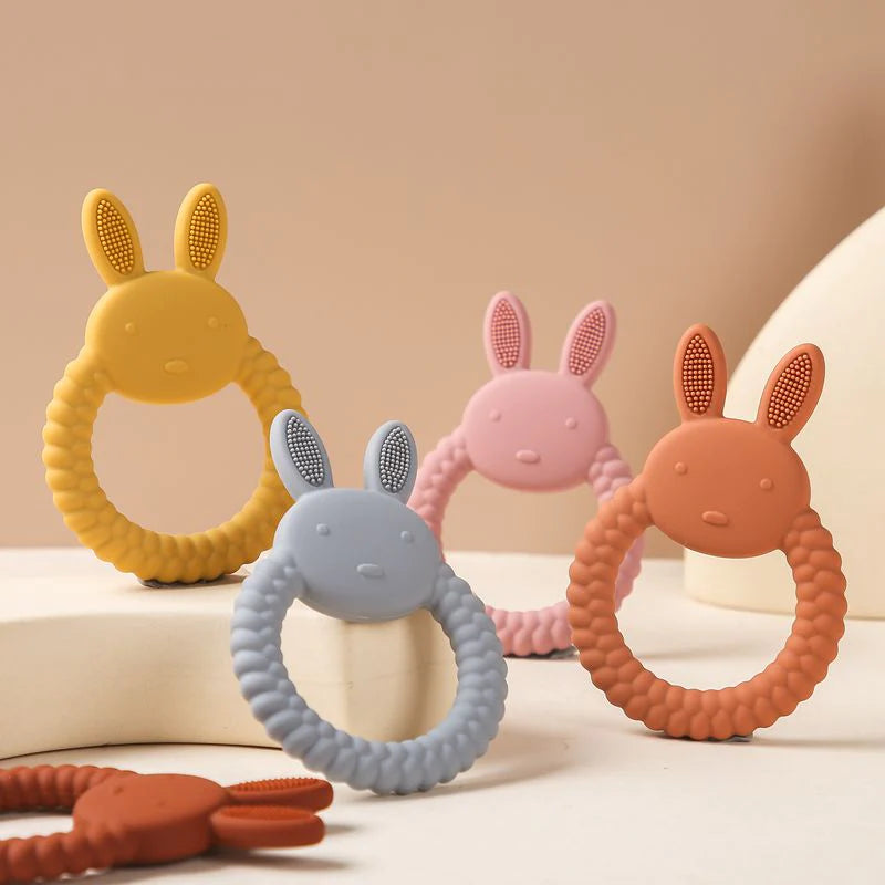 Silicone Rabbit Bracelet Teether - MamimamiHome Baby