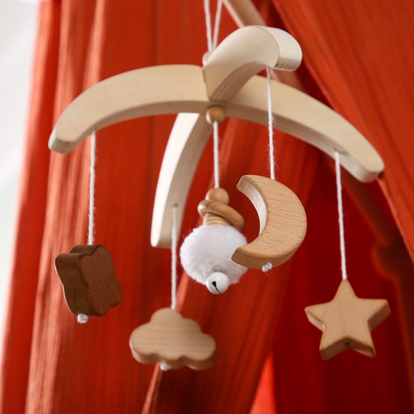 Wooden Interstellar Bed Bell - MamimamiHome Baby