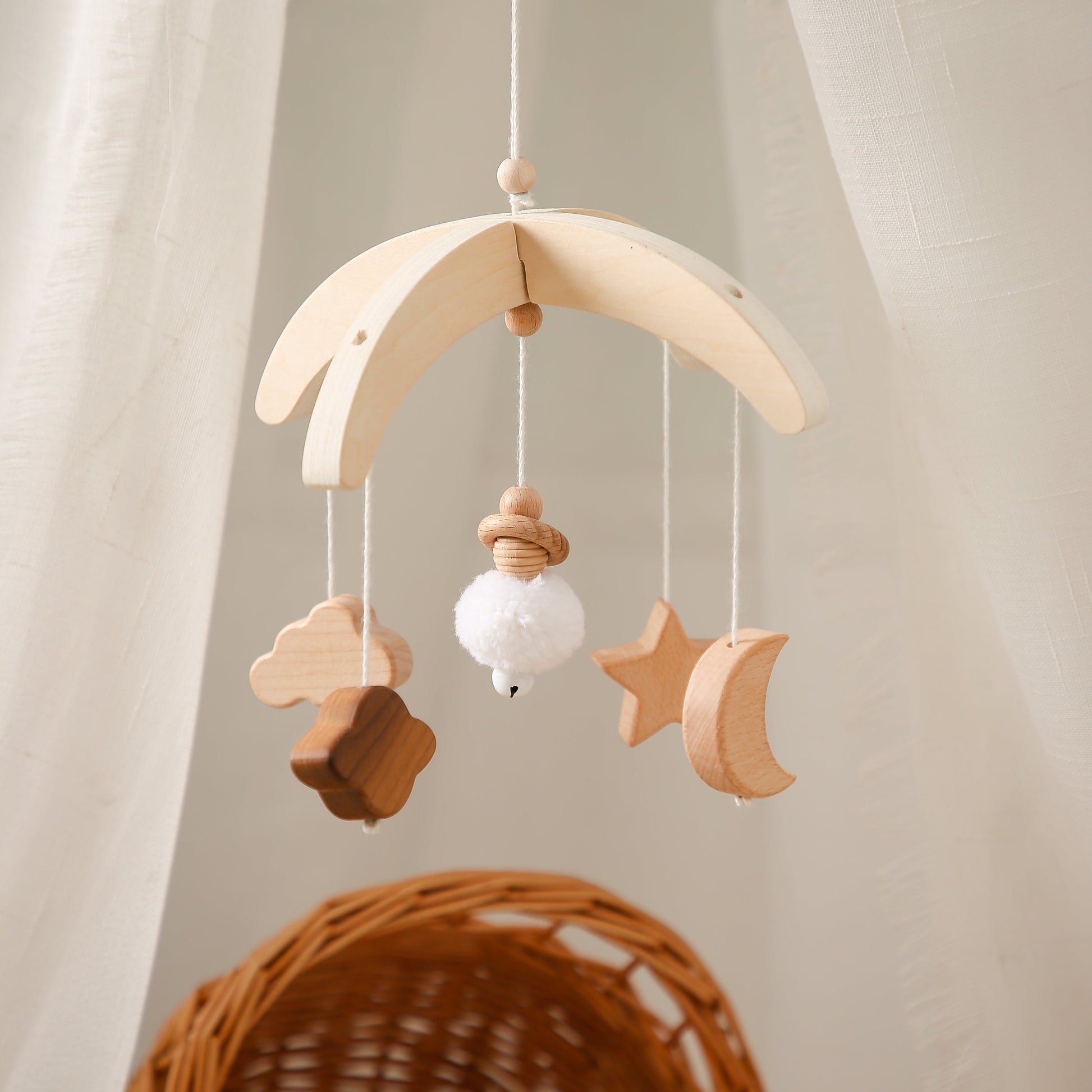 Wooden Interstellar Bed Bell - MamimamiHome Baby