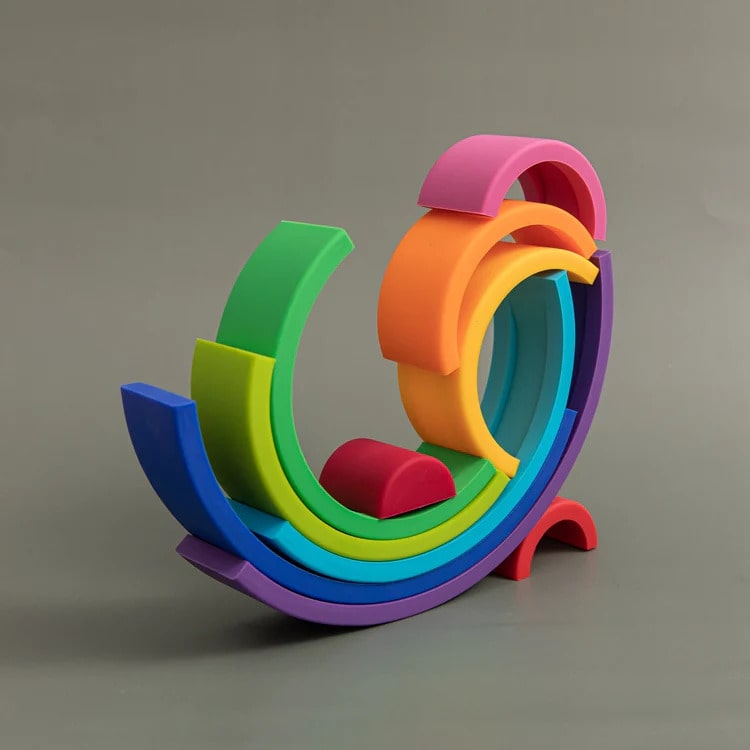 Rainbow Stacking Toy  decorate