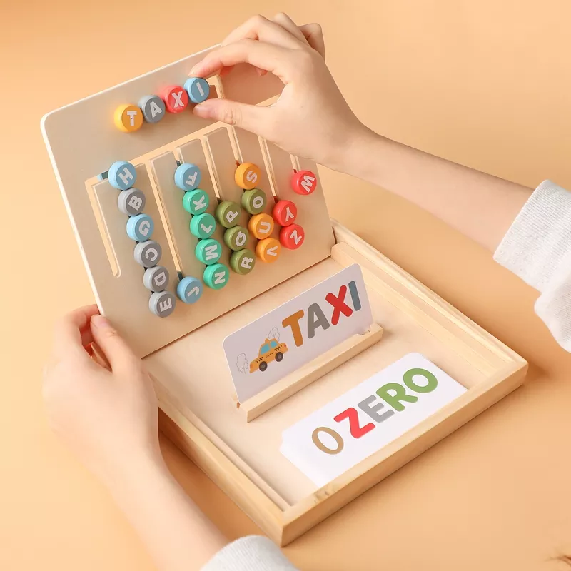 Wooden Alphabet Board Montessori mmhbaby