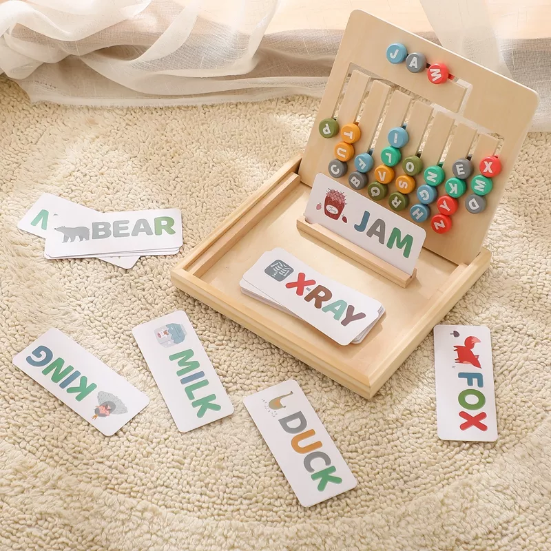 Wooden Alphabet Board Montessori mmhbaby