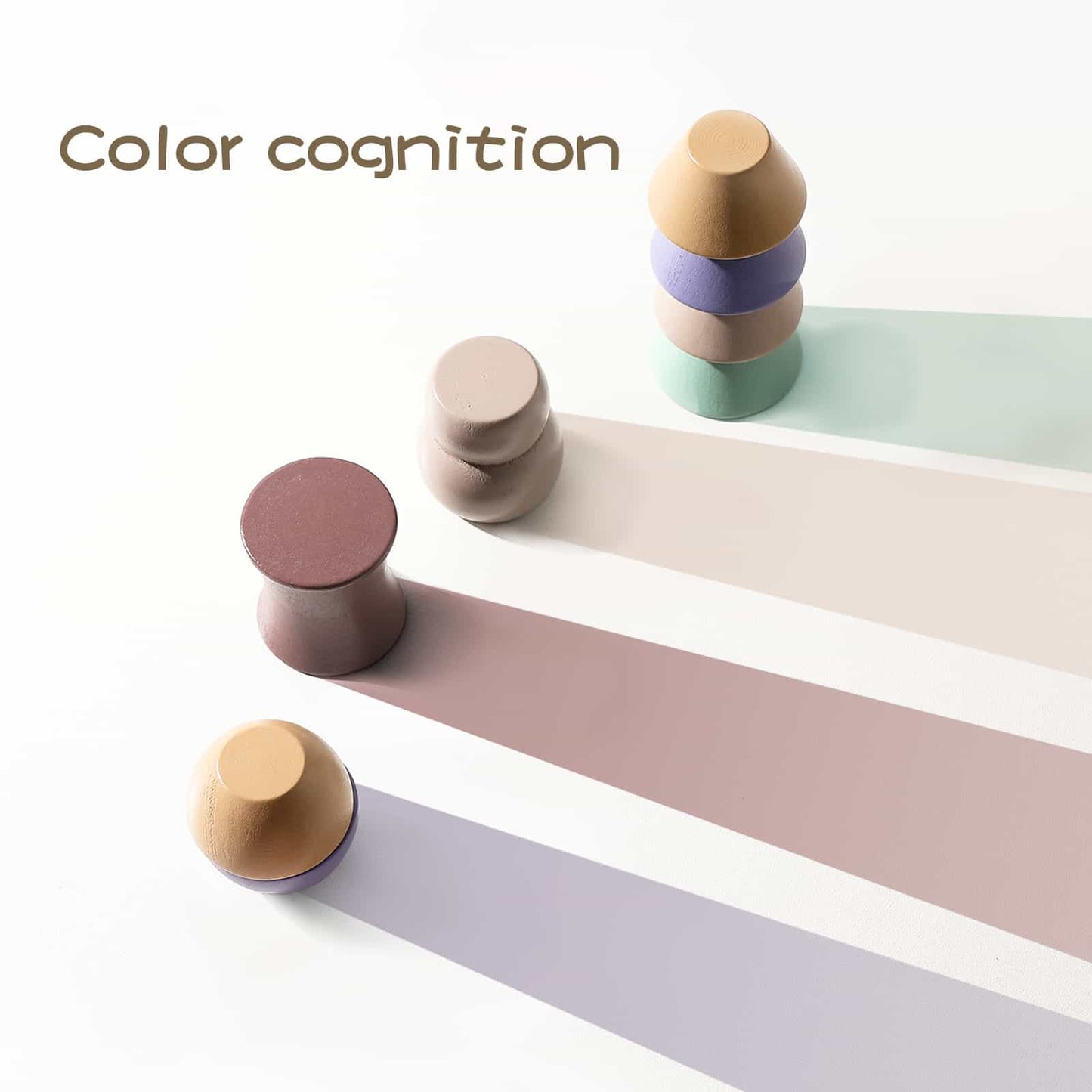 Wooden Animal Balance Blocks Board Color