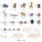 Wooden Animal Balance Blocks Board Size