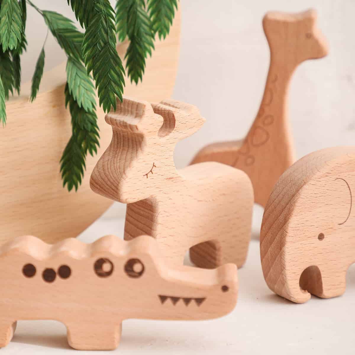 Wooden Animal Kingdom Stacking series