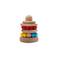 Wooden Natural Building Blocks red  color
