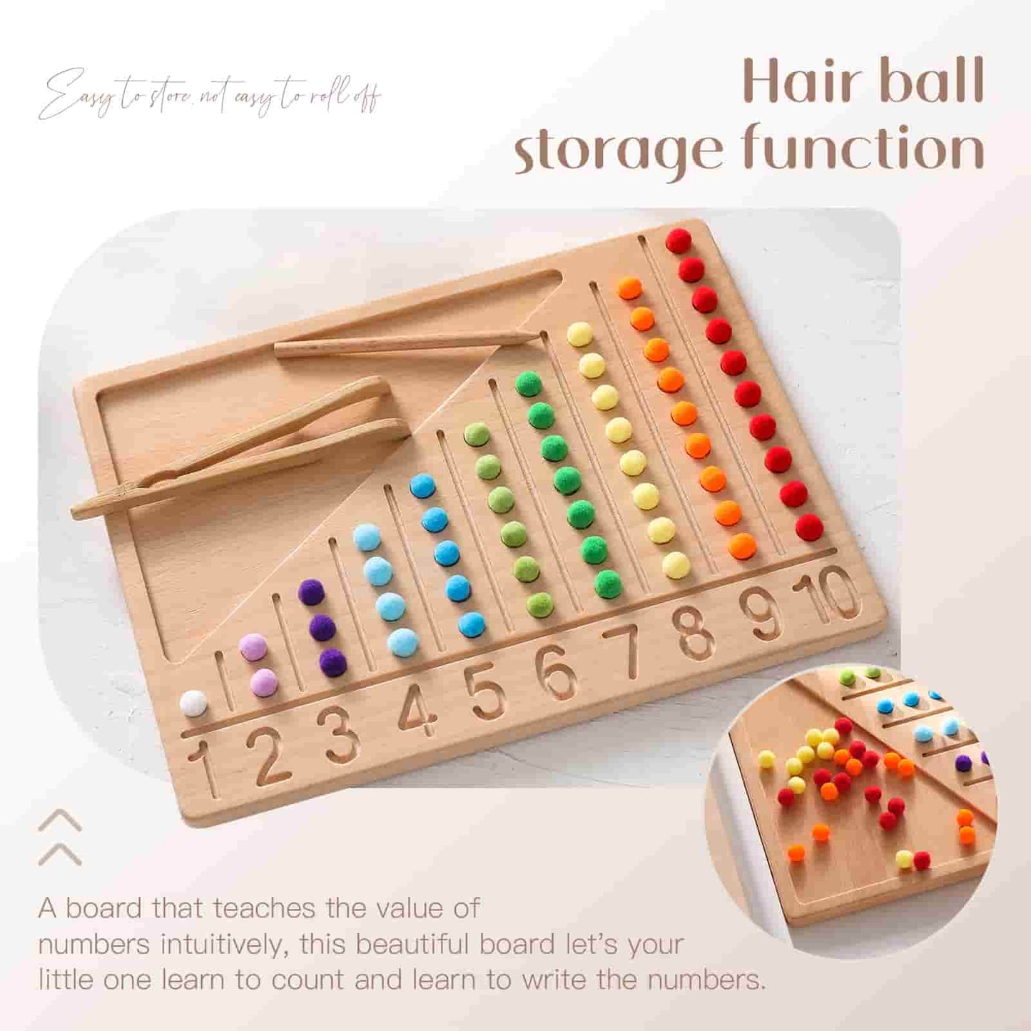 Creative Math Counting Toys Hair Ball