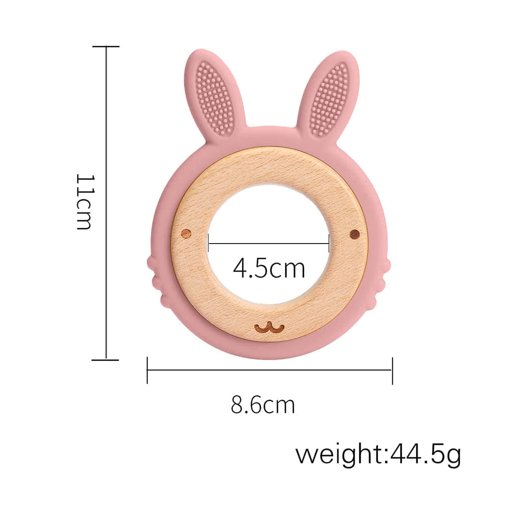 Bunny Teether Ring - MamimamiHome Baby