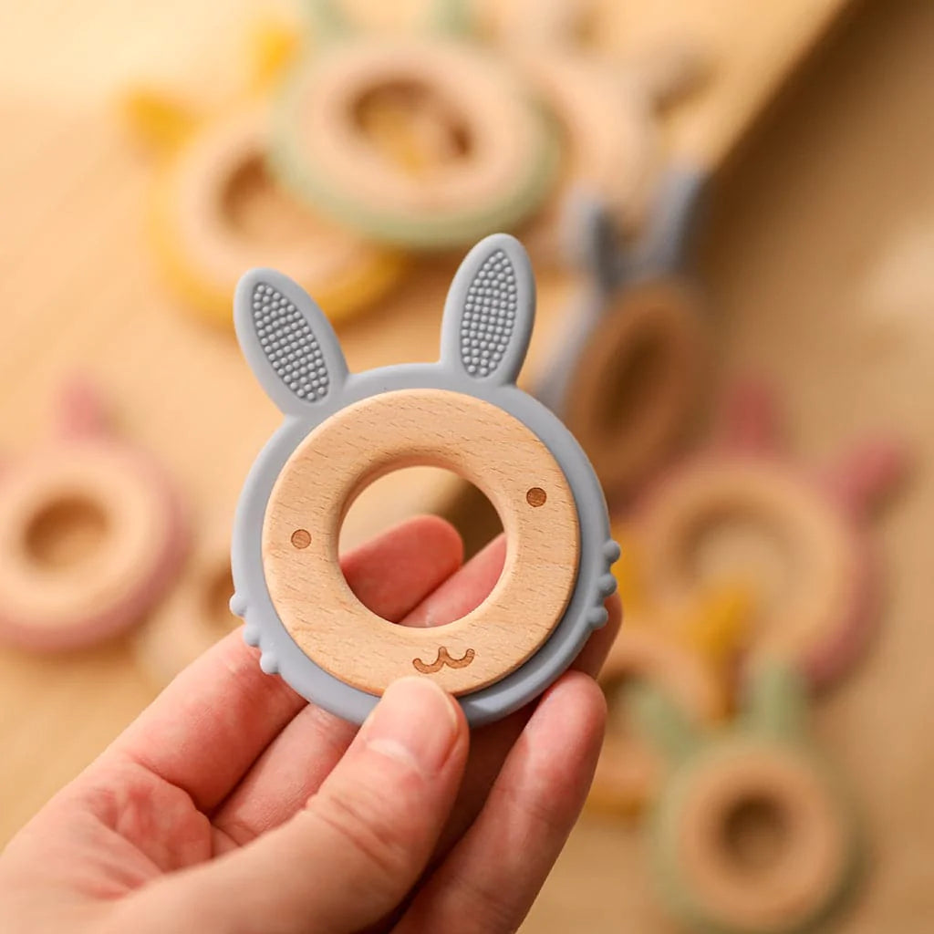 Bunny Teether Ring - MamimamiHome Baby