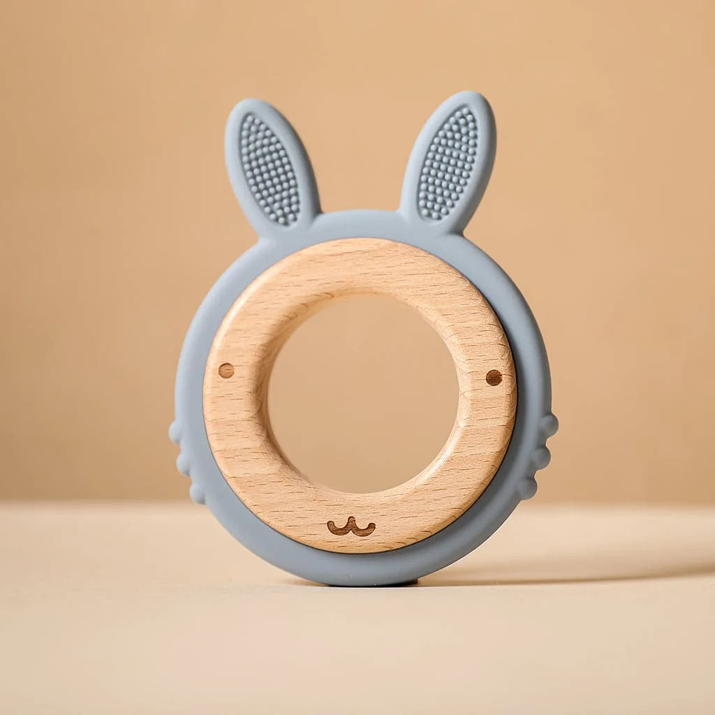 Bunny Teether Ring - MamimamiHome Baby