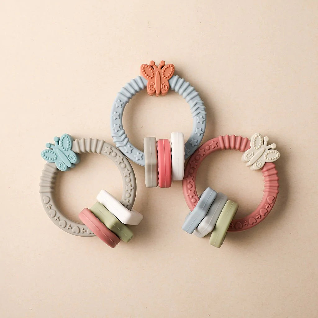 Butterfly Teether Ring - MamimamiHome Baby