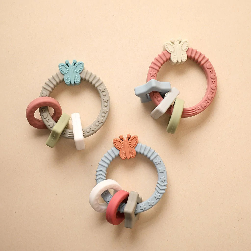 Butterfly Teether Ring - MamimamiHome Baby