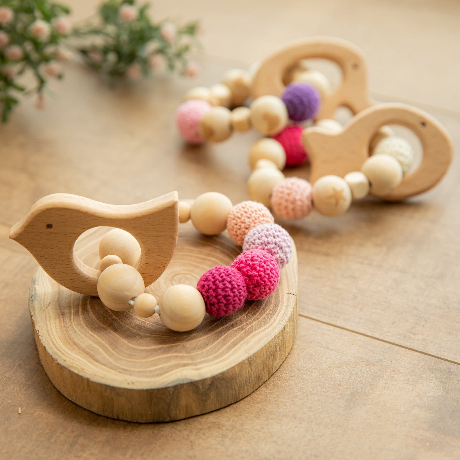 Cute Animal Teether Ring - MamimamiHome Baby