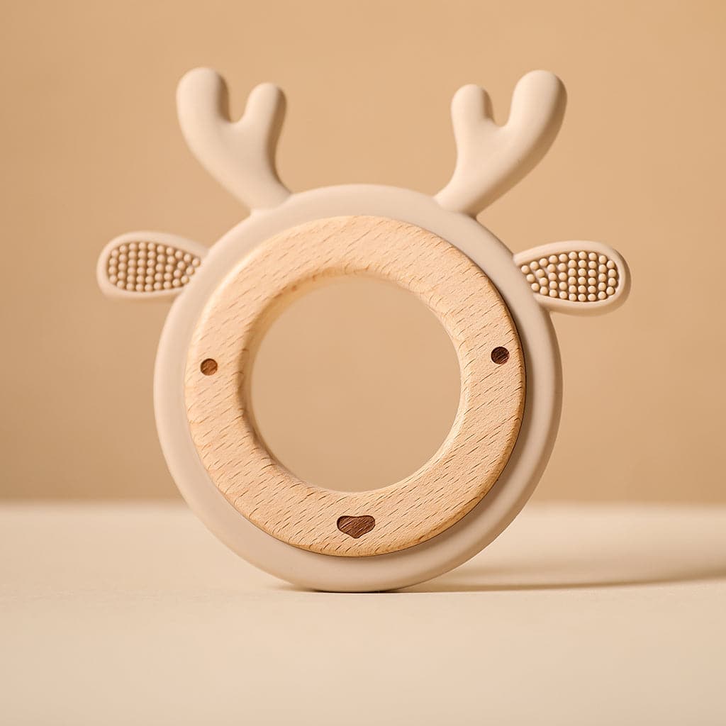 Deer Teether Ring - MamimamiHome Baby