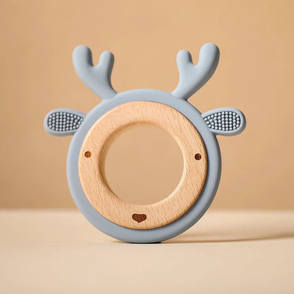 Deer Teether Ring - MamimamiHome Baby