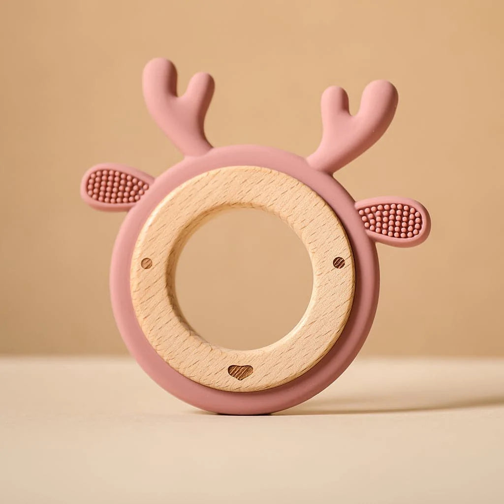 Deer Teether Ring - MamimamiHome Baby