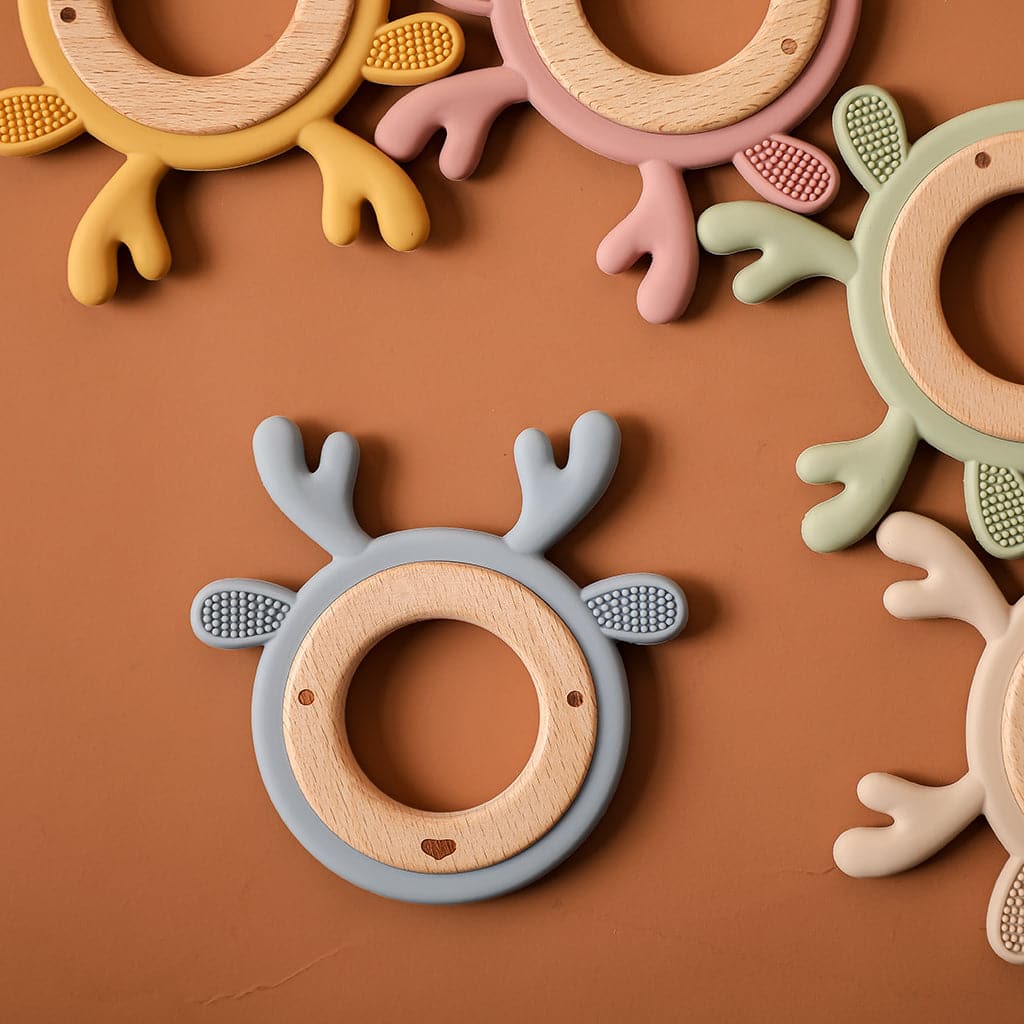 Deer Teether Ring - MamimamiHome Baby