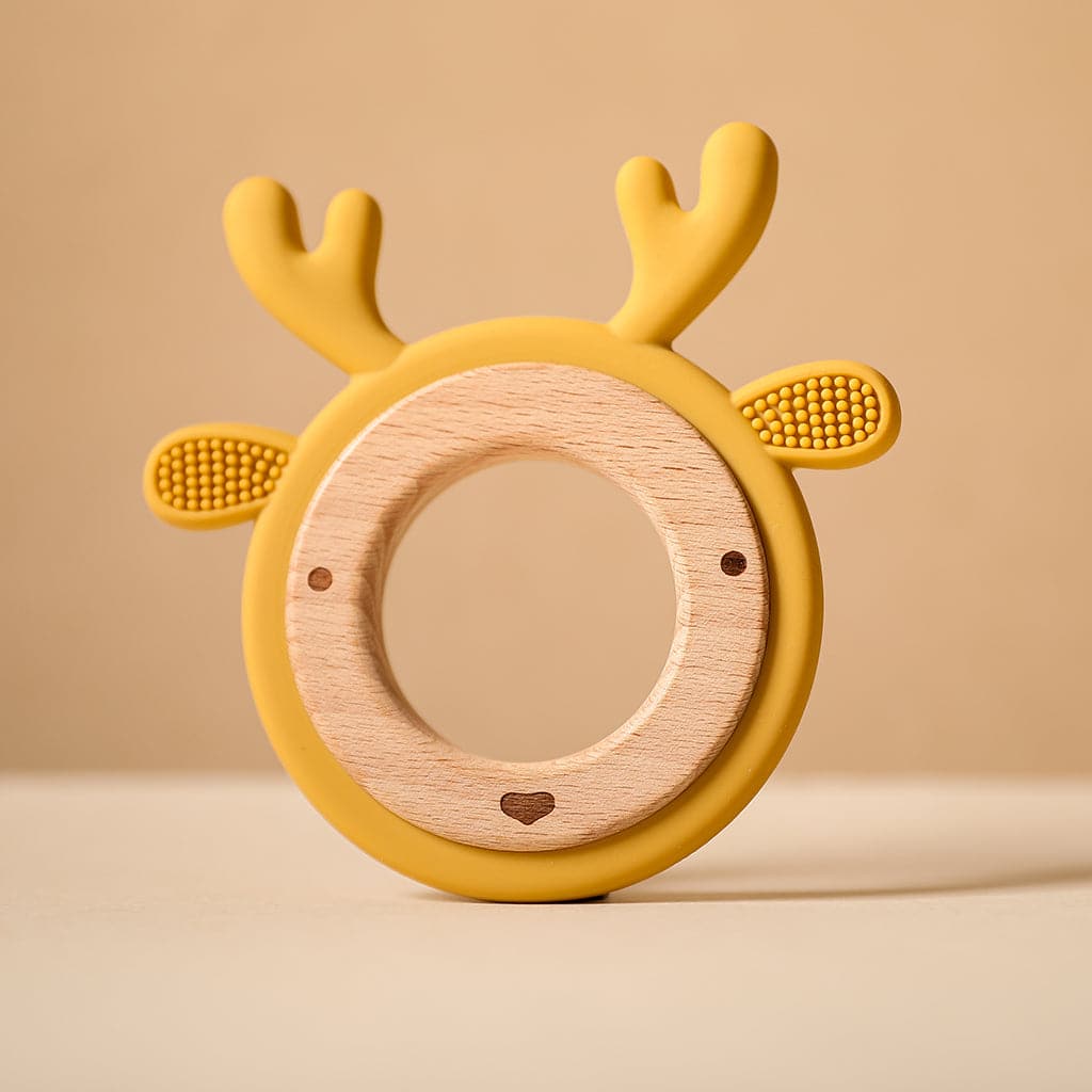 Deer Teether Ring - MamimamiHome Baby