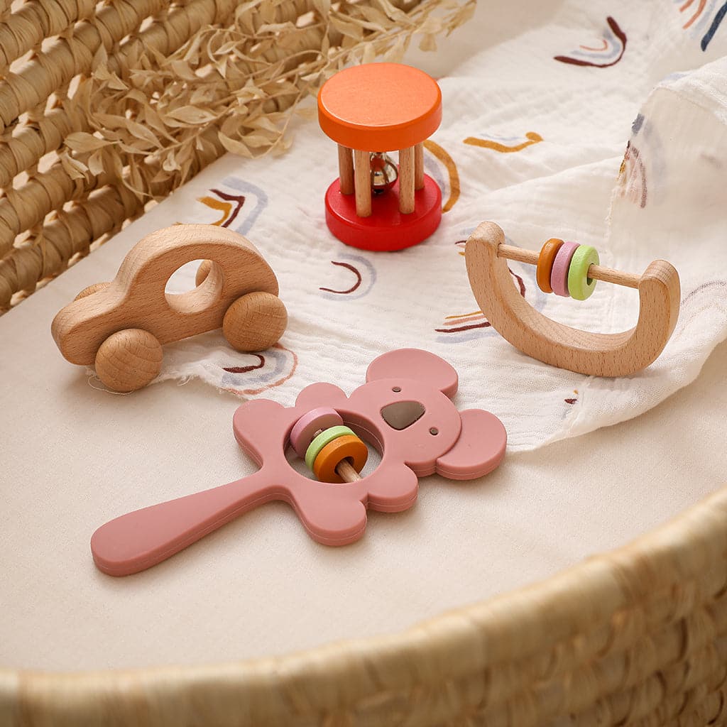 Koala Baby Rattle 4 Pcs - MamimamiHome Baby