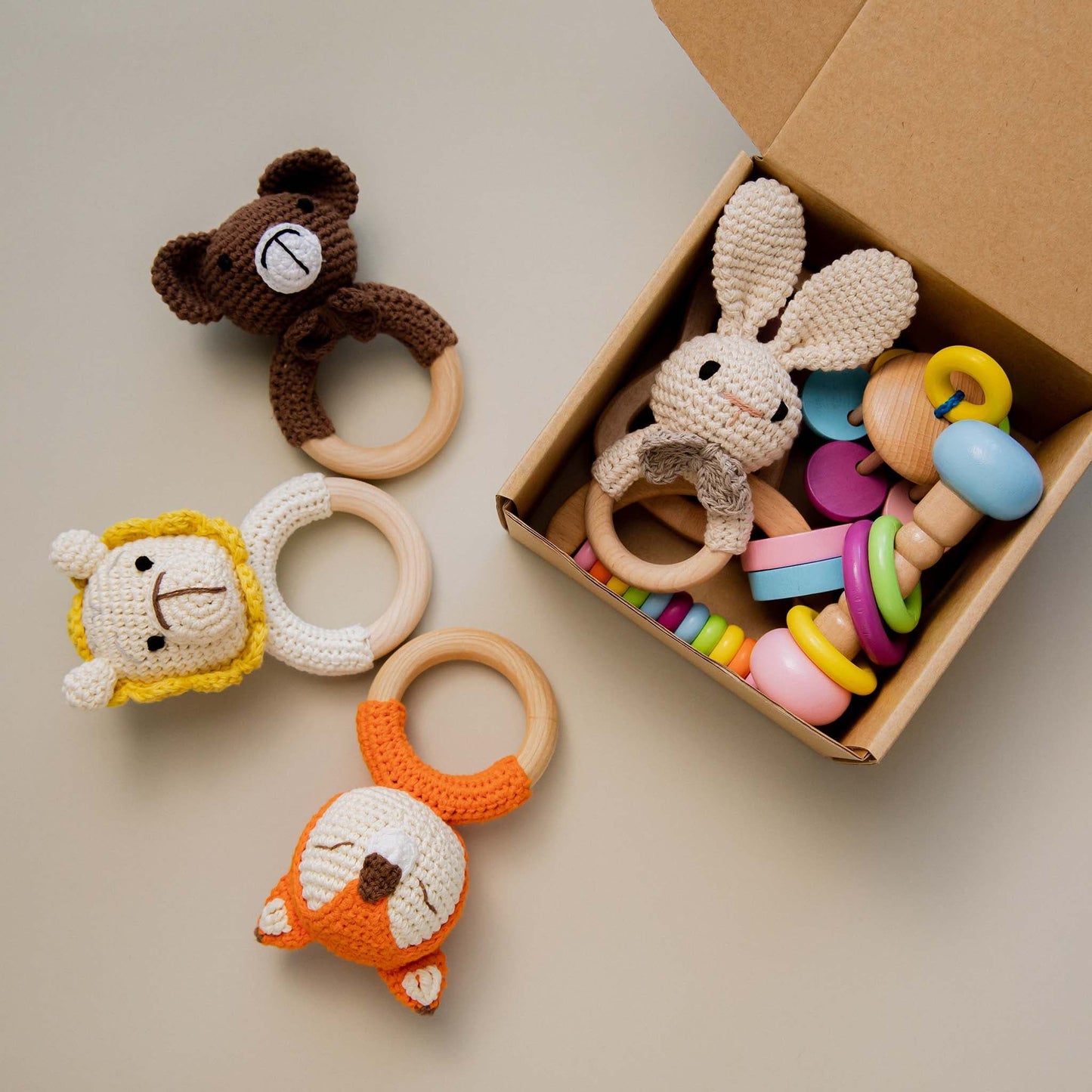 Little Cutie Baby Rattle Gift Box - MamimamiHome Baby