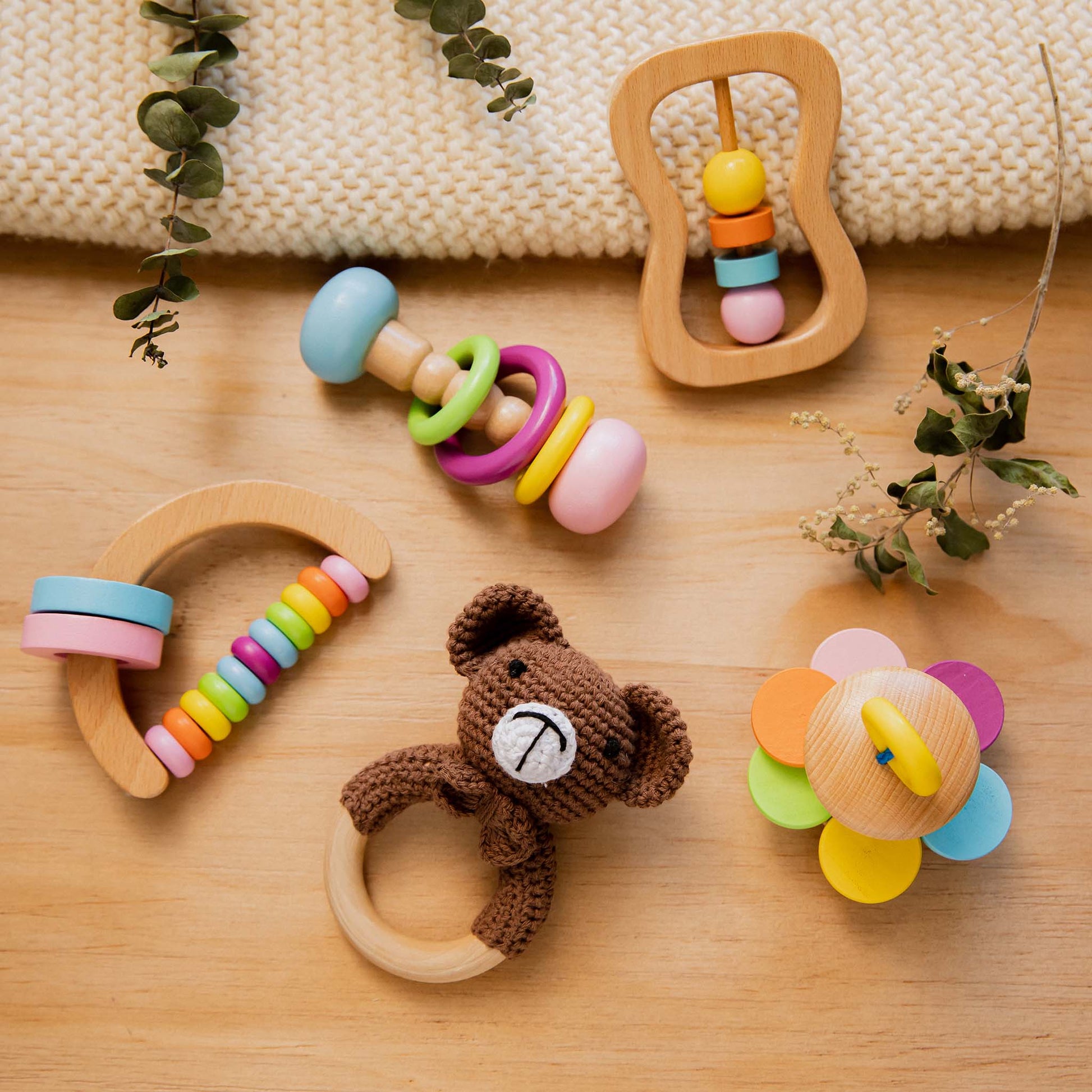 Little Cutie Baby Rattle Gift Box - MamimamiHome Baby