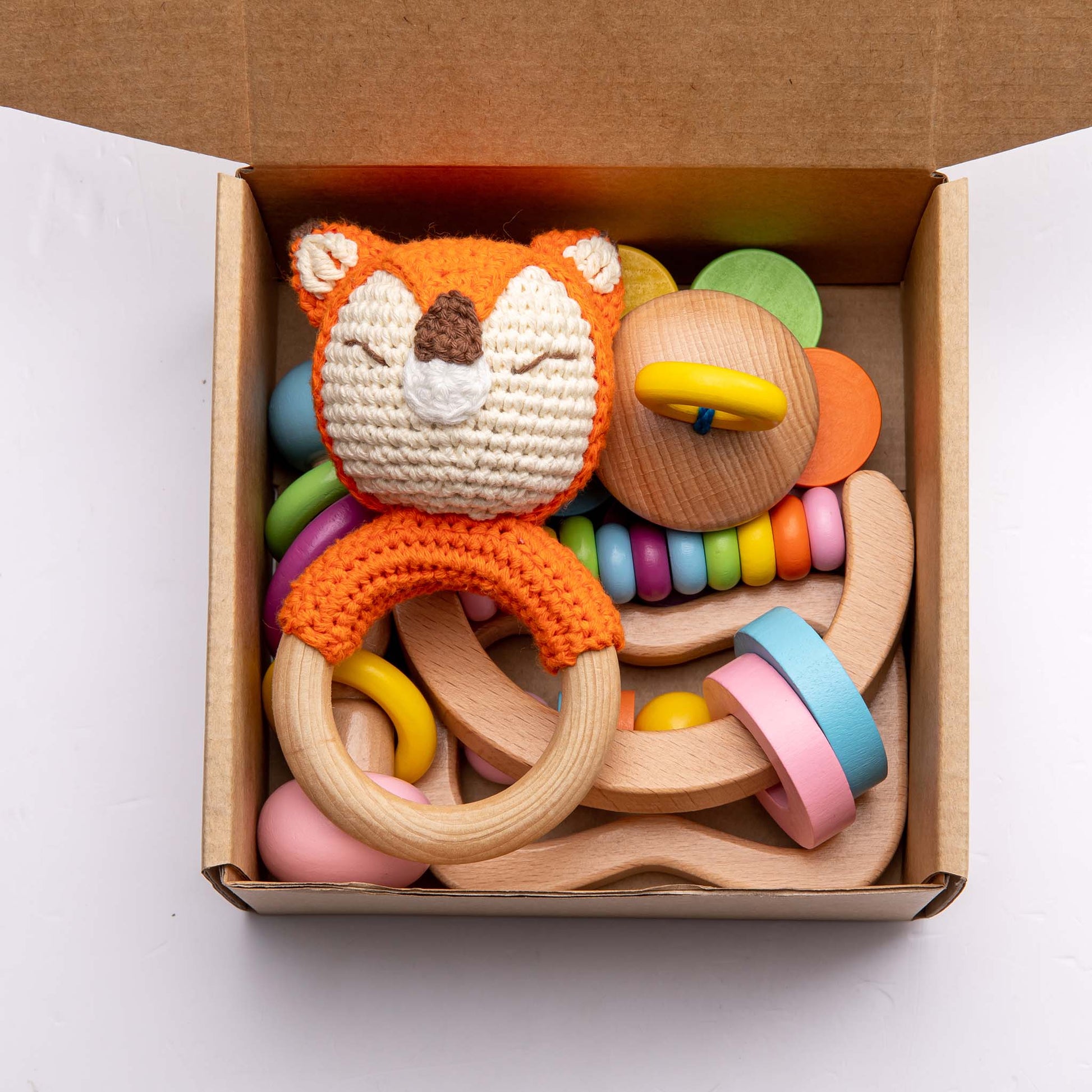 Little Cutie Baby Rattle Gift Box - MamimamiHome Baby