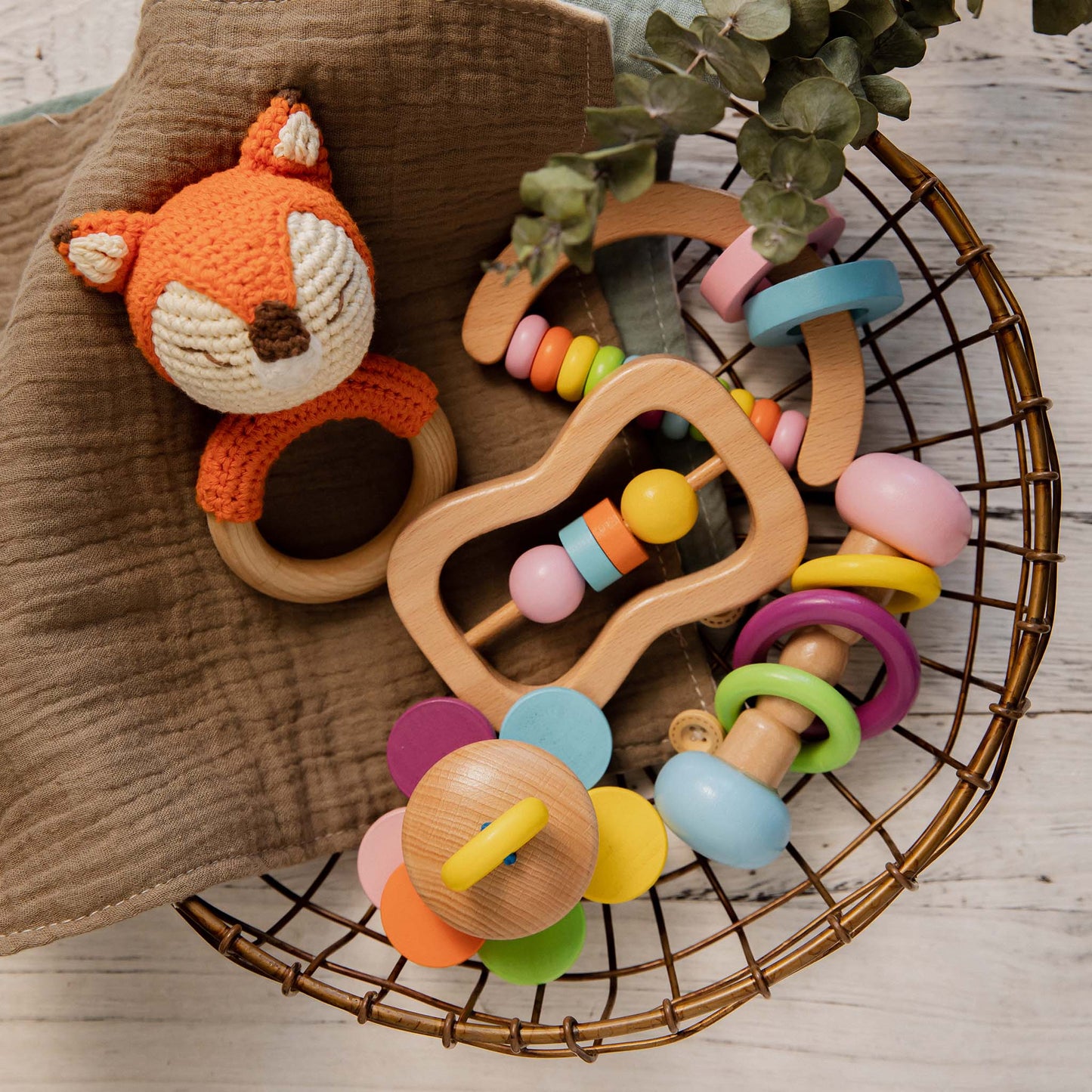 Little Cutie Baby Rattle Gift Box - MamimamiHome Baby