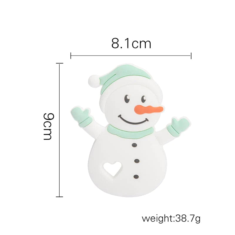 Snowman Teether - MamimamiHome Baby