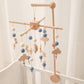 Starry Crib Mobile & Wooden Holder Set - MamimamiHome Baby