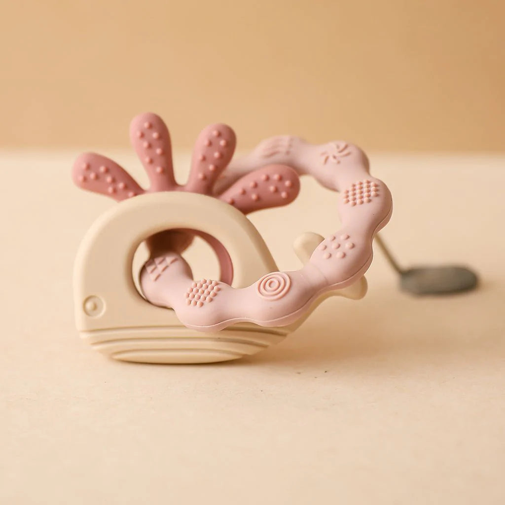 Whale Teether Ring - MamimamiHome Baby